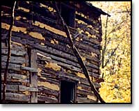One of the old cabins