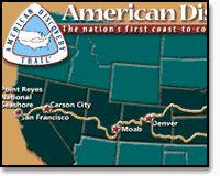 American Discovery Trail web interface