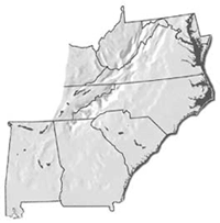 Blue Ridge Center Regional Map